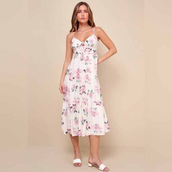 Lulu’s Floral Sundress Size XS - Picture 4 of 5